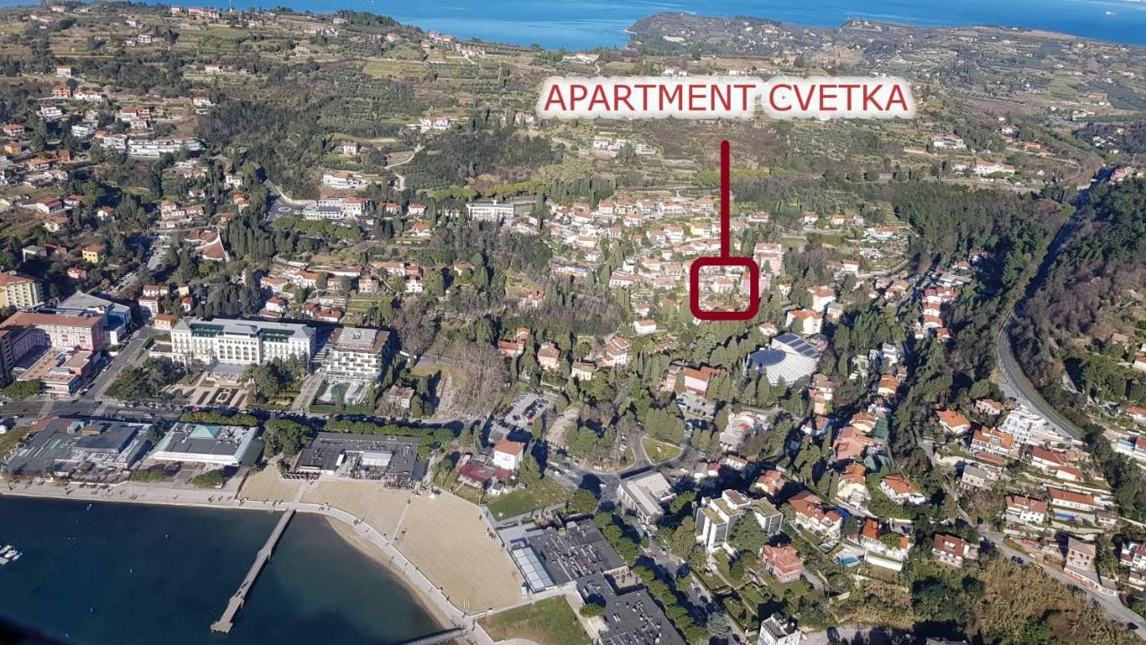 Apartment Cvetka Portorož Exteriör bild